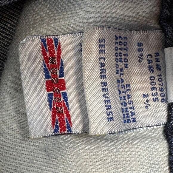 Hudson Jeans Y2K VTG Low Rise Dark Wash Bootcut Flare Denim Jeans Pants Size 28 - Picture 10 of 14